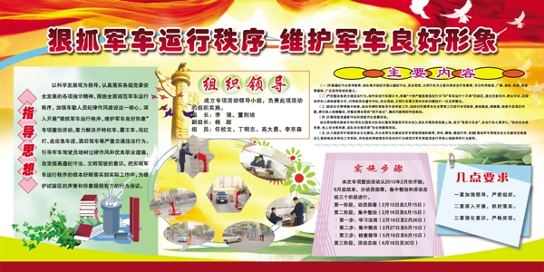 部隊(duì)展板圖片