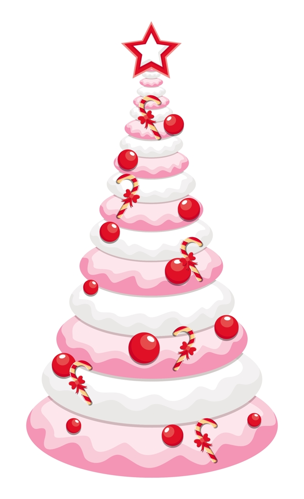 圣诞树根蛋糕设计