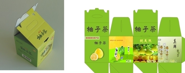 柚子奶包装图片