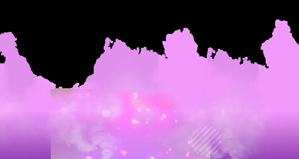 夢幻紫色煙霧png元素