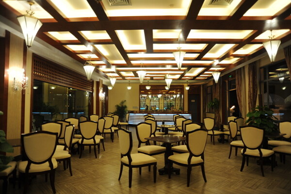 温泉酒店餐厅图片