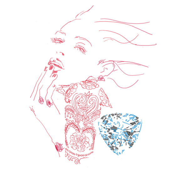位圖插畫時尚插畫人物插畫免費素材