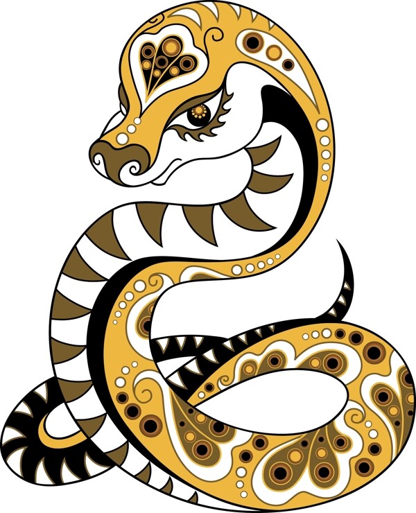 花纹蛇图案