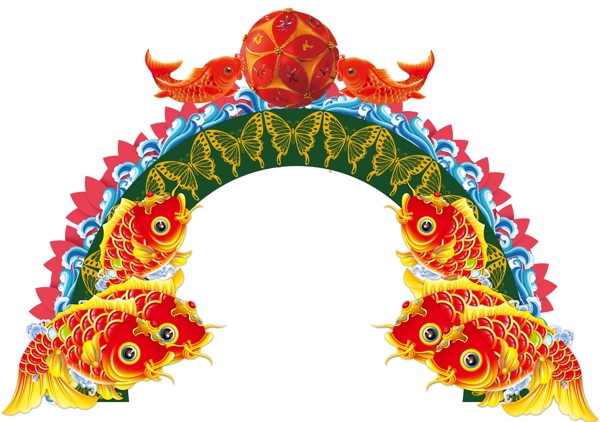 年年有余門頭