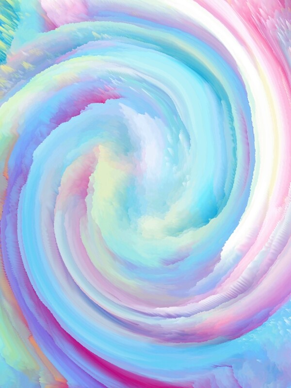 彩色抽象漩涡背景