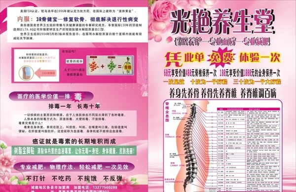 養(yǎng)生堂單頁圖片