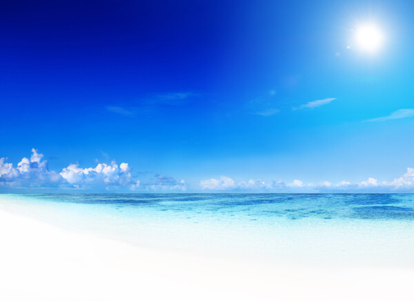 海灘風(fēng)景圖片素材