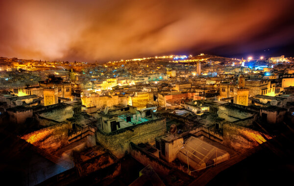 开罗夜景图片