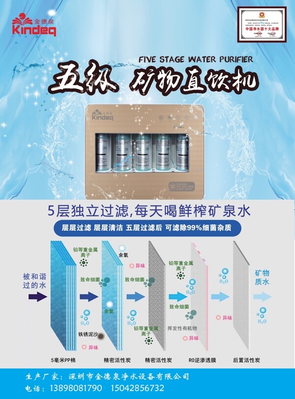 凈水器傳單正面
