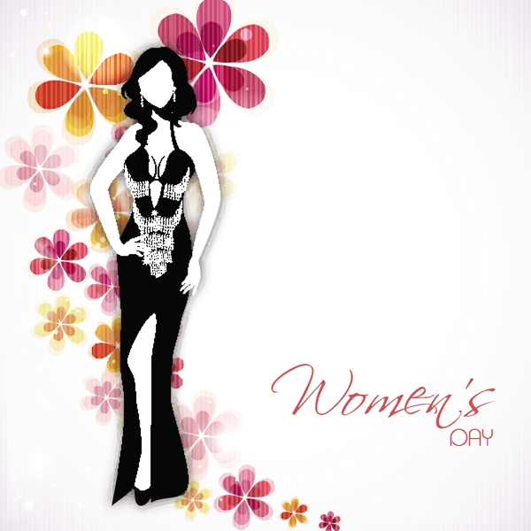 三八婦女節(jié)賀卡或海報設(shè)計