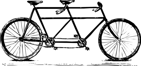 自行车矢量素材EPS格式0042