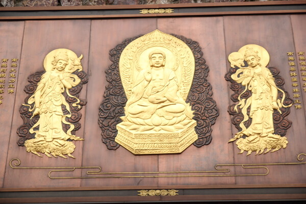 佛祖铜像图片