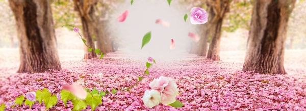 桃花背景