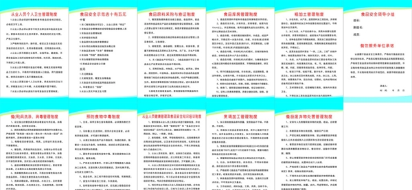 食品安全管理制度圖片