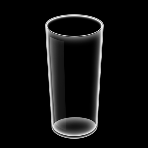 高清水杯玻璃杯透明杯子素材