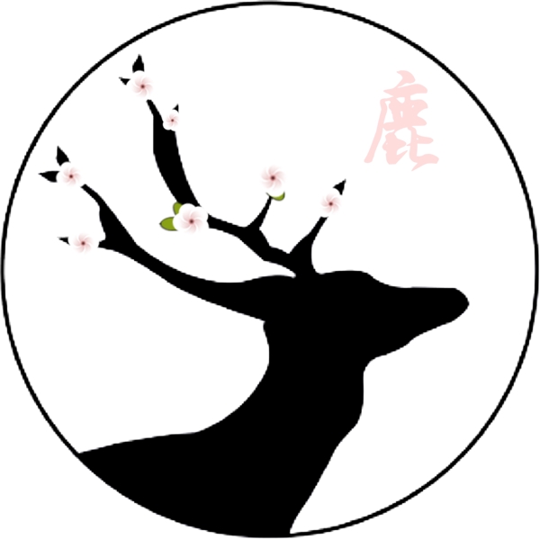 鹿和櫻花