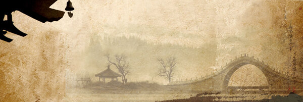 中国杭州西湖美景banner背景