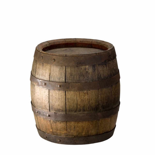 橡木桶酒桶凳子古代西方容器素材