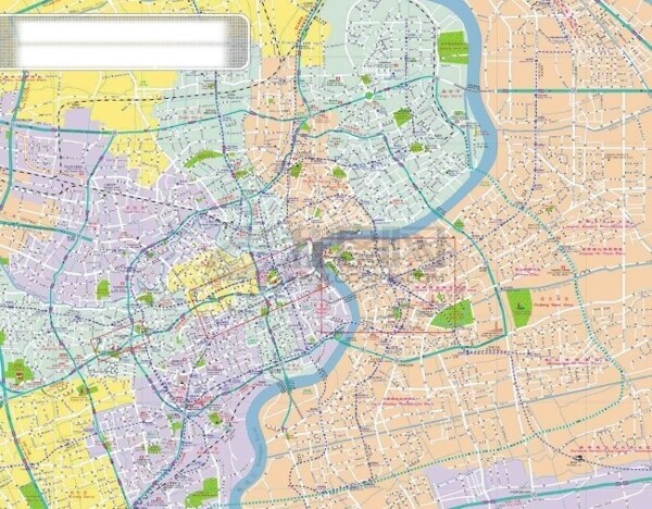 超级详细的矢量上海地图