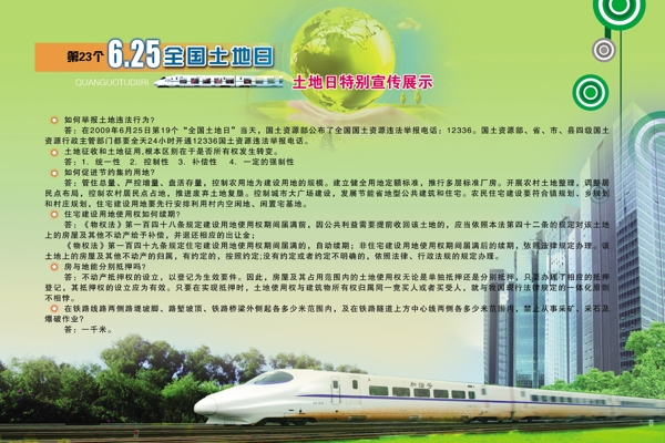 土地日展板圖片