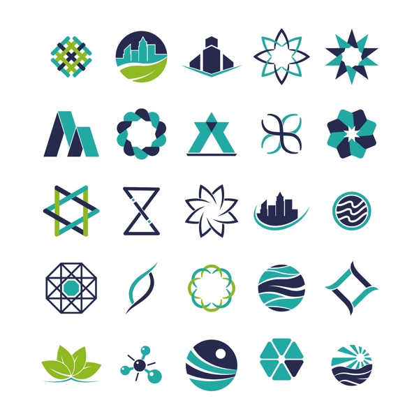 抽象元素logo標(biāo)志