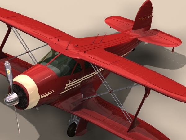 小型飛機(jī)3D模型素材22