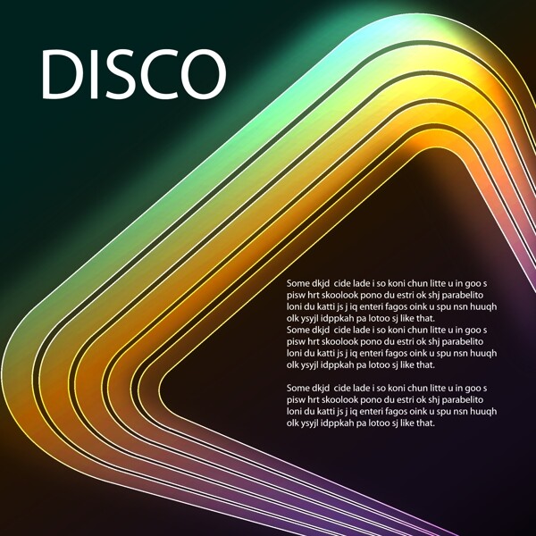 disco主題矢量素材