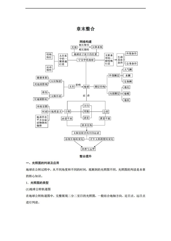 地理人教版必修一第一章行星地球8份