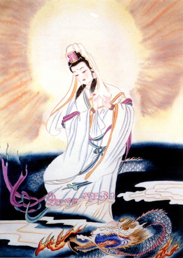 觀音神仙佛像國畫0049