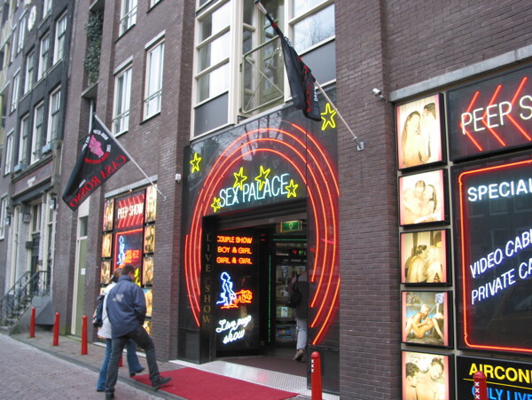 阿姆斯特丹红灯区图片