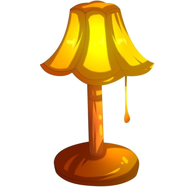 中國(guó)風(fēng)臺(tái)燈手繪插畫(huà)