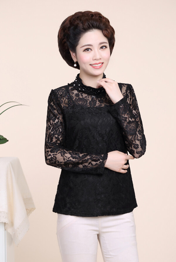 女裝媽媽裝淘寶女裝婦女裝圖片