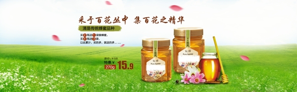 蜂蜜促銷海報(bào)