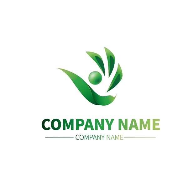 茶叶种植公司企业形状商标logo颜色标示