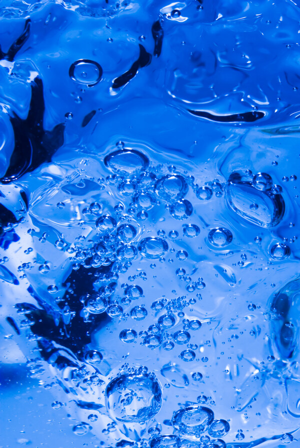 藍(lán)色水珠背景高清圖片