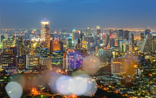 夜景城市風光圖片