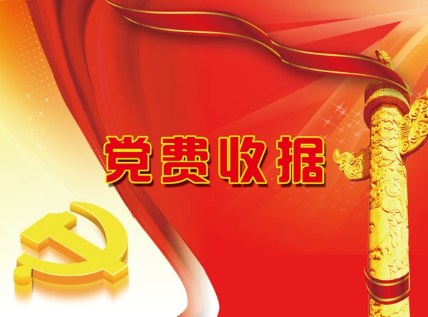 黨費(fèi)收據(jù)圖片