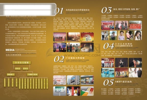 公司三折頁