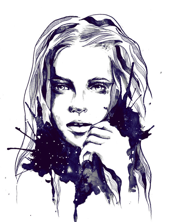 位圖插畫時尚插畫人物插畫插畫師免費素材