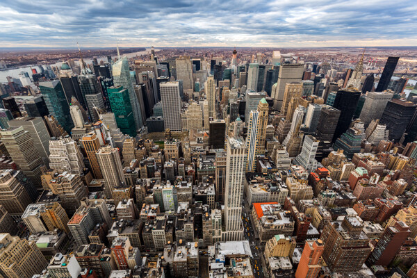 纽约鸟瞰风景图片