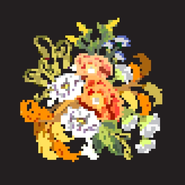 抽象花朵