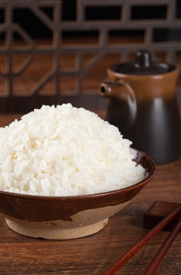 白米饭美食食材海报素材图片