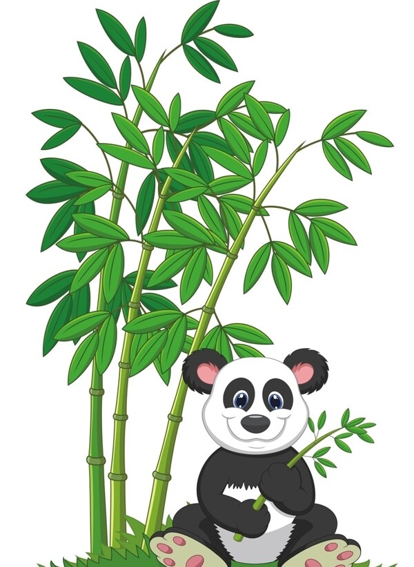插畫熊貓