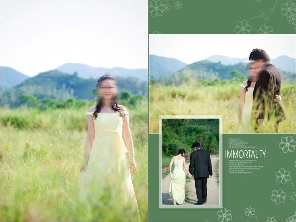 致青春婚紗模板