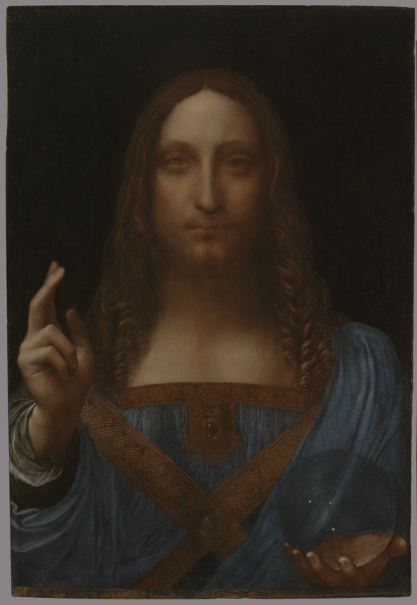 达芬奇油画耶稣