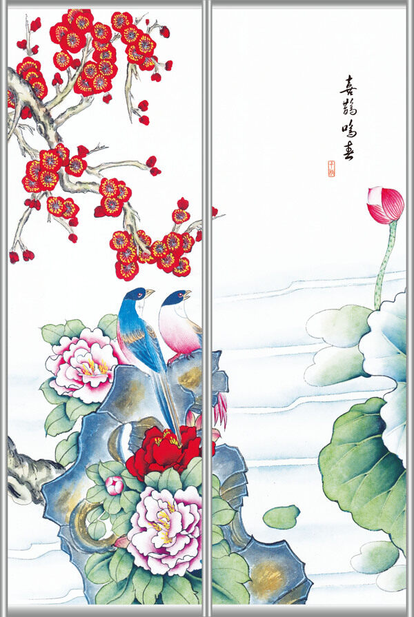 喜鵲鳴春