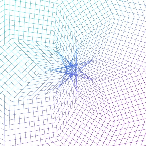 科技底纹空间蓝紫渐变装饰元素设计