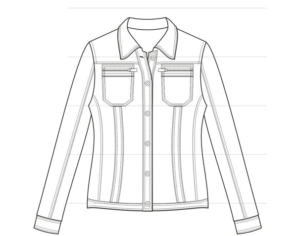 服裝款式圖圖片