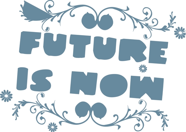 印花矢量圖文字英文Futureis免費素材