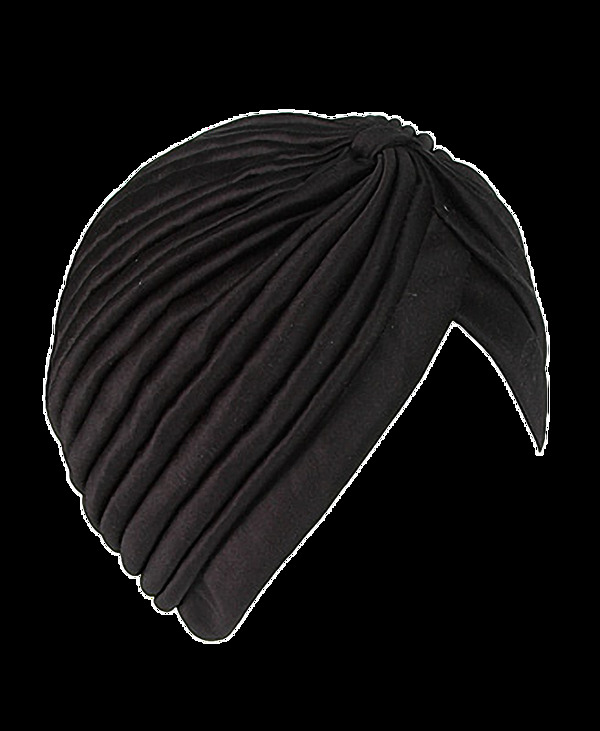 黑色创意锡克教头巾免抠png透明素材